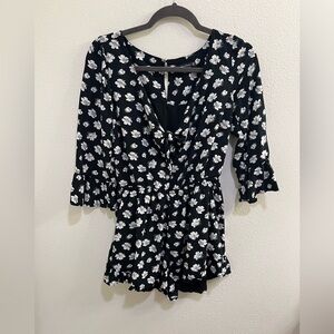 Abercrombie and Fitch Floral Print Romper